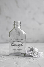 Podziękowania dla Gości Weselnych Butelki/słoiczki z nadrukiem UV podziękowania dla gości weselnych prezenciki dla gości weselnych wydruk na butelce   0