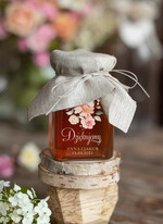 Podziękowania dla Gości Weselnych Butelki/słoiczki z nadrukiem UV słoiczek z miodem podziękowania dla gości 0