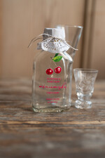 Podziękowania dla Gości Weselnych Butelki/słoiczki z nadrukiem UV podziękowania dla gości weselnych buteleczki na własny alkohol wiśniówka na podziękowanie dla gości weselnych 0