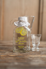 Podziękowania dla Gości Weselnych Butelki/słoiczki z nadrukiem UV podziękowania dla gości weselnych buteleczka na cytrynówkę oryginalny pomysł na prezent dla gości weselnych 2