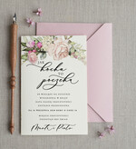 Zmień/Zarezerwuj datę ślubu - save the date Zmień datę Ślubu zmień datę ślubu karta dopasowana do zaproszeń 1