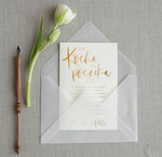 Zmień/Zarezerwuj datę ślubu - save the date Zmień datę Ślubu nowa data ślubu dopasuj wzór do zaproszeń NAPISZ DO NA1