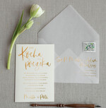 Zmień/Zarezerwuj datę ślubu - save the date Zmień datę Ślubu nowa data ślubu dopasuj wzór do zaproszeń NAPISZ DO NA2