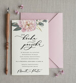 Zmień/Zarezerwuj datę ślubu - save the date Zmień datę Ślubu zmień datę ślubu dopasuj wzór do zaproszeń NAPISZ DO NA1