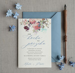 Zmień/Zarezerwuj datę ślubu - save the date Zmień datę Ślubu zmień datę ślubu karta dopasowana do zaproszeń 1