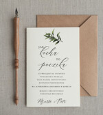 Zmień/Zarezerwuj datę ślubu - save the date Zmień datę Ślubu wyślij informację o zmianie daty ślubu wzór dopasowany do zaproszeń 1