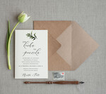 Zmień/Zarezerwuj datę ślubu - save the date Zmień datę Ślubu wyślij informację o zmianie daty ślubu wzór dopasowany do zaproszeń 0