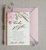 Zmień/Zarezerwuj datę ślubu - save the date Zmień datę Ślubu powiadom gości o zmianie daty ślubu  wzór dopasowany do zaproszeń 0