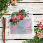 Kartki świąteczne z logo firmy welurowe złote welurowe kartki swiateczne z logo twojej firmy    2