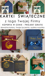 Kartki świąteczne z logo firmy welurowe złocone firmowe kartki swiateczne z logo, firmowe kartki swiateczne, swiateczne kartki dla firm, eleganckie kartki bozonarodzeniowe   4