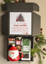 Prezenty oferta dla Firm kubki, filiżanki, kubki termiczne Mikołajowy Kubek w zestawie świątecznym z logo firmy , prezenty biznesowe z kawą i herbatą, upominki na święta dla pracowników i kontrahentów, personalizowane prezenty firmowe, zestawy świąteczne z logo,1