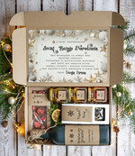 Prezenty oferta dla Firm zestawy na rozgrzewkę Oryginalne prezenty świąteczne dla pracowników, kosz prezentowy  z logo upominek świąteczny dla  klientów biznesowych, świąteczne boxy prezentowe0