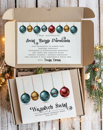 Prezenty oferta dla Firm słodkie zestawy  Oryginalne prezenty świąteczne dla pracowników prezenty bożonarodzeniowe z logo zestawy prezentów świątecznych z miodem i herbatą, prezent na święta1