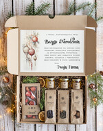 Prezenty oferta dla Firm słodkie zestawy  Oryginalne prezenty świąteczne dla pracowników prezenty bożonarodzeniowe z logo prezent świąteczny dla klientów zestawy prezentowe z kawą i herbatą0