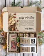 Prezenty oferta dla Firm słodkie zestawy  Prezenty świąteczne dla klientów biznesowych, eleganckie prezenty bożonarodzeniowe z miodami od firm z logo, prezent świąteczny dla pracowników0