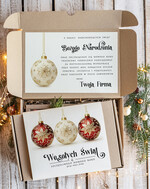 Prezenty oferta dla Firm kawa  herbata miód Prezenty na Boże Narodzenie dla klientów, bożonarodzeniowy prezent biznesowy dla firm z kawą i herbatą, paczki na święta dla pracowników, upominek biznesowy box swiąteczny zestaw z logo 1