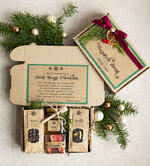 Prezenty oferta dla Firm kawa  herbata miód Drobne Prezenty na Boże Narodzenie dla klientów, bożonarodzeniowy prezent biznesowy dla firm herbata i miód, paczki na święta dla pracowników, upominek biznesowy box swiąteczny zestaw z logo 0