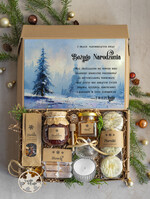 Prezenty oferta dla Firm kawa  herbata miód Prezenty dla klientów z logo firmy , prezenty biznesowe dla firm z pierniczkami i świeczką, kosze prezentowe1