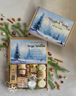 Prezenty oferta dla Firm kawa  herbata miód Prezenty dla klientów z logo firmy , prezenty biznesowe dla firm z pierniczkami i świeczką, kosze prezentowe0