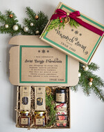 Prezenty oferta dla Firm kawa  herbata miód Miody na Prezenty na Boże Narodzenie dla klientów, bożonarodzeniowy prezent biznesowy dla firm herbata i miód, paczki na święta dla pracowników, upominek biznesowy box swiąteczny zestaw z logo 0