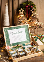 Prezenty oferta dla Firm kawa  herbata miód upominki świąteczne dla klientów, magia świąt w aromatyzowanej kawie i herbacie2