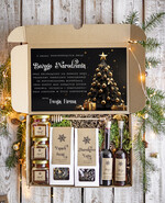 Prezenty oferta dla Firm kawa  herbata miód Prezenty na Boże Narodzenie dla klientów, bożonarodzeniowy prezent biznesowy dla firm z kawą i herbatą, paczki na święta dla pracowników, upominek biznesowy box swiąteczny zestaw z logo 0