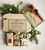 Prezenty oferta dla Firm kawa  herbata miód Drobne Prezenty na Boże Narodzenie dla klientów, bożonarodzeniowy prezent biznesowy dla firm herbata i miód, paczki na święta dla pracowników, upominek biznesowy box swiąteczny zestaw z logo 0