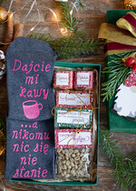 Prezenty oferta dla Firm zestawy skarpetki, koszulki z nadrukiem prezenty biznesowe z logo firmy, Prezent dla Pracownika śmieszne skarpety, welurowe pudełko na prezenty 1