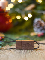 Prezenty oferta dla Firm pendrive podstawki na tablet telefon  zestawy świąteczne prezent z logo firmy drewniany pendrive1