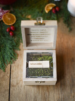 Prezenty oferta dla Firm pendrive podstawki na tablet telefon  prezent na święta zestawy dla firm z logo pendrive w drewnianej szkatułce    4