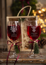 prezenty dla niej zestawy do grzańca romantyczny prezent dla żony na święta, kieliszek w zestawie z rozgrzewającym trunkiem0