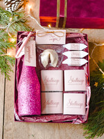 prezenty dla niej zestawy do grzańca wyjątkowy pomysł na prezent dla przyjaciółki na święta brokatowa butelka z bąbelkami1