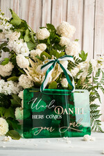 Dekoracje Sali weselnej/Dodatki do Zdjęć tabliczki z napisami  tabliczka z dowolnym napisem dekoracyjna tabliczka sali weselnej, tabliczka do powieszenia na sali weselnej, tabliczka z pleksy zielona6