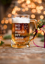 prezenty dla niego zestaw do piwa wina pomysły na prezenty świąteczne dla mężczyzny, grawerowany kufel1