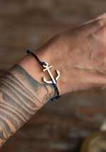 prezenty dla niej bransoletki szczęścia  Pomysł na prezent dla żeglarza drewniana bransoletka kotwica Upominek dla fanki żeglarswa bransoletka Kotwica0