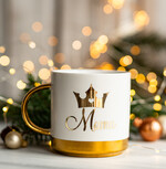Prezenty indywidualne  zestawy z kubkiem i filiżanką super pomysły na prezenty dla Mamy, kubek z naklejką Mama, prezent dla Mamy pod choinkę, prezent dla Mamy na święta, świąteczne upominki 3