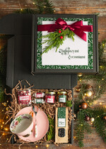 Prezenty indywidualne  zestawy z kubkiem i filiżanką praktyczny świąteczny dla niej pod choinkę, ciekawy prezenty dla mamy na swieta, box filiżanka i zestaw do kawy herbaty dla dziewczyny, bozonarodzeniowy prezent dla mamy0