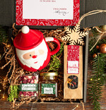 Prezenty indywidualne  zestawy z kubkiem i filiżanką praktyczny prezent na święta, ciekawy prezenty dla mamy na swieta, box kubek świateczny mikołaj i zestaw do kawy herbaty dla dziewczyny, bozonarodzeniowy prezent dla mamy1