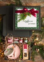 Prezenty indywidualne  zestawy z kubkiem i filiżanką praktyczny świąteczny dla niej pod choinkę, ciekawy prezenty dla mamy na swieta, box filiżanka i zestaw do kawy herbaty dla dziewczyny, bozonarodzeniowy prezent dla mamy0