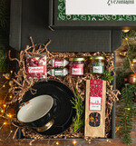 Prezenty indywidualne  zestawy z kubkiem i filiżanką praktyczny świąteczny dla niej pod choinkę, ciekawy prezenty dla mamy na swieta, box filiżanka i zestaw do kawy herbaty dla dziewczyny, bozonarodzeniowy prezent dla mamy1