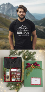 prezenty dla niego kubki termosy koszulki Prezent dla Miłośnika Gór koszulka z górami, pomysl na prezent dla niego pod choinkę, prezent na święta dla meżczyzny, kreatywny prezent dla chłopaka 0