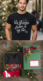 prezenty dla niego kubki termosy koszulki Kreatywny pomysl na prezent dla niego pod choinkę koszulka Tshirt z napisem świątecznym, prezent na święta dla meżczyzny koszulka i termos, kreatywny prezent dla chłopaka śmieszna koszulka w boxie 0