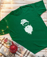 Prezenty indywidualne  koszulki pomysł na prezent świąteczna koszulka różne rozmiary, zielona męska świąteczna koszulka, koszulka świąteczna z nadrukiem, prezent na święta koszulka z nadrukiem1