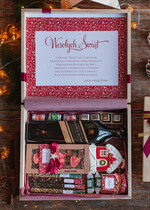 Prezenty oferta dla Firm ekskluzywne prezenty dla firm  Prezent od firmy na święta, luksusowy zestaw prezentowy, drewniana skrzynka na prezent dla pracowników zestaw bez butelki 1