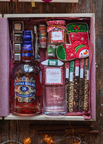 Prezenty oferta dla Firm ekskluzywne prezenty dla firm  Prezent od firmy na święta, ekskluzywny kosz dla szefa, zestaw bez butelki1