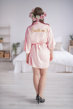 Prezenty dla świadków boxy prezentowy dla Świadkowej, prośba o świadkowanie  Szlafrok dla Świadkowej ze złotym Napisem - Prośba o Świadkowanie Box prezentowy 4