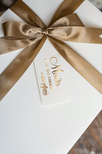 Prezenty dla świadków boxy prezentowe dla Świadkowej, prośba o świadkowanie  box prezentowy dla druhny satynowa podomka z koronką elegancki w pięknym beżowym kolorze 11