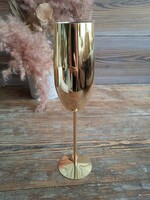 Prezenty dla świadków boxy prezentowy dla Świadkowej, prośba o świadkowanie  kieliszek do szampana ze stali nierdzewnej, złoty kieliszek do szampana z naklejka świadkowa, złoty kieliszek dla świadkowej na prezent 1