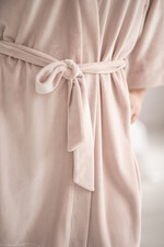 Prezenty dla świadków boxy prezentowy dla Świadkowej, prośba o świadkowanie  Welurowy Szlafrok dla Świadkowej Prośba o świadkowanie zestaw Różowa Boho filiżanka z łyżeczką1