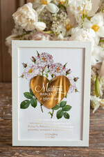 Prezenty dla Babci i Dziadka Prezenty dla Babci Prezent na dzień Babci Ramka dla Babci o złotym sercu życzeniami0